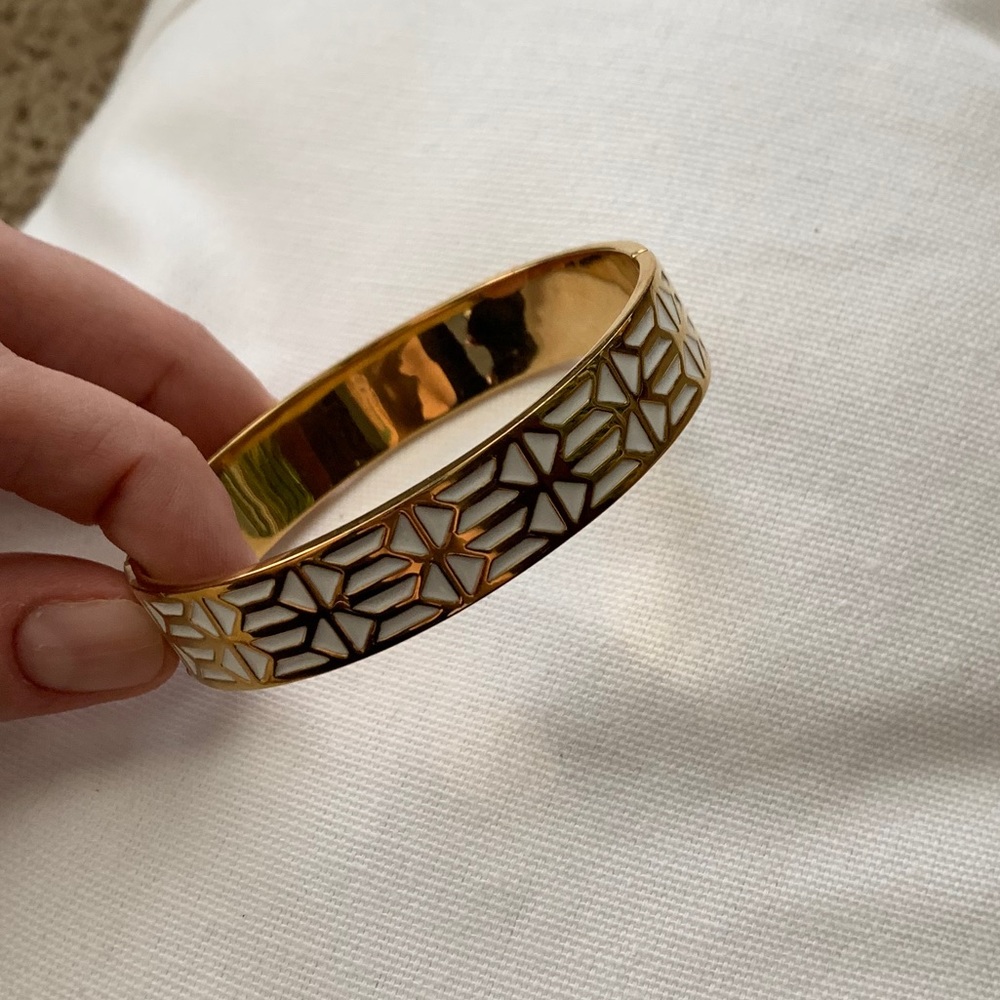 Stella & Dot Breezeblock Enamel Bangle - NWOT